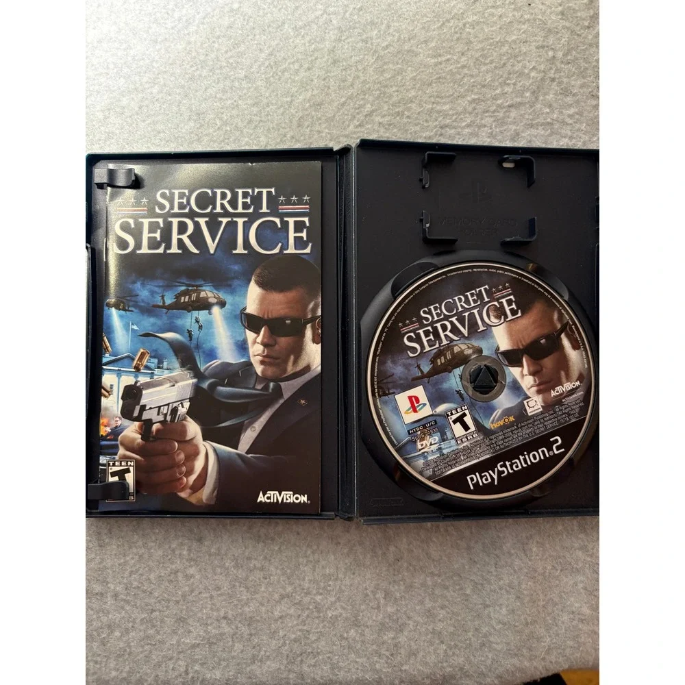 Secret Service Activision Sony PlayStation 2 PS2 Game Complete CIB NTSC U/C